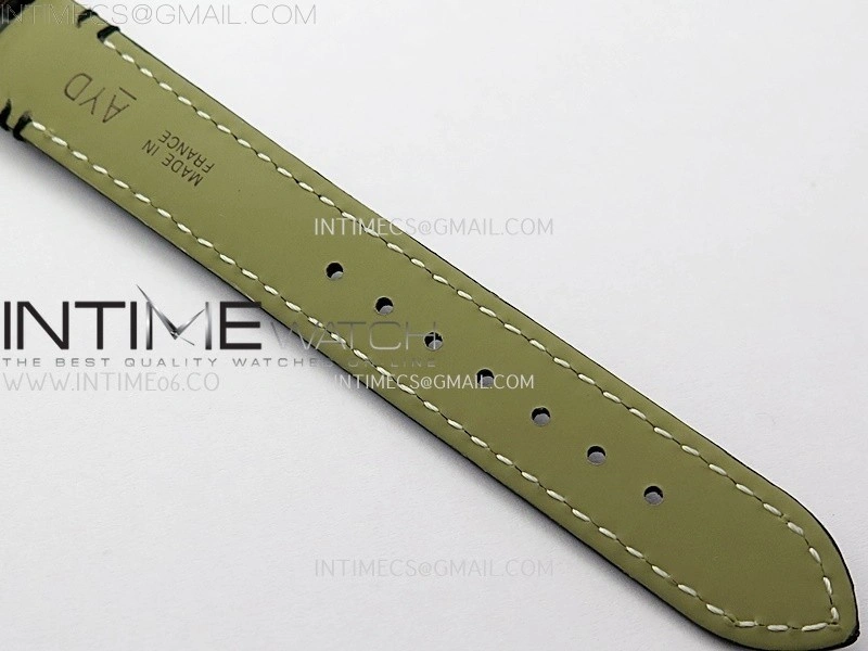 Tank Francaise Ladies 21.2mm RG 8848F 1:1 Best Edition Silver Dial on Black Leather Strap Ronda Quartz V2